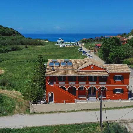 Logas Beach Peroulades Corfu *